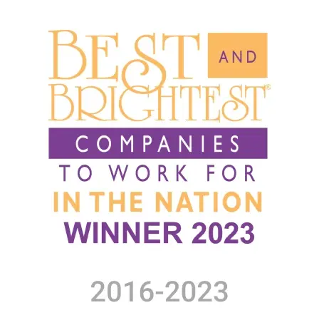BlackBerry is recognized among the Best and Brightest Companies to Work For, showcasing exceptional workplace standards.